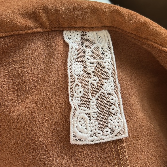 🟣Brown Suede Jumpsuit - Picture 7 of 11